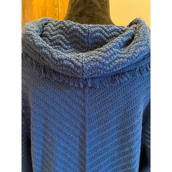 Style & Co  Sweater Dress Plus Size XXL or 2X Steely Blue Cowl Neck Winter - Picture 6 of 10